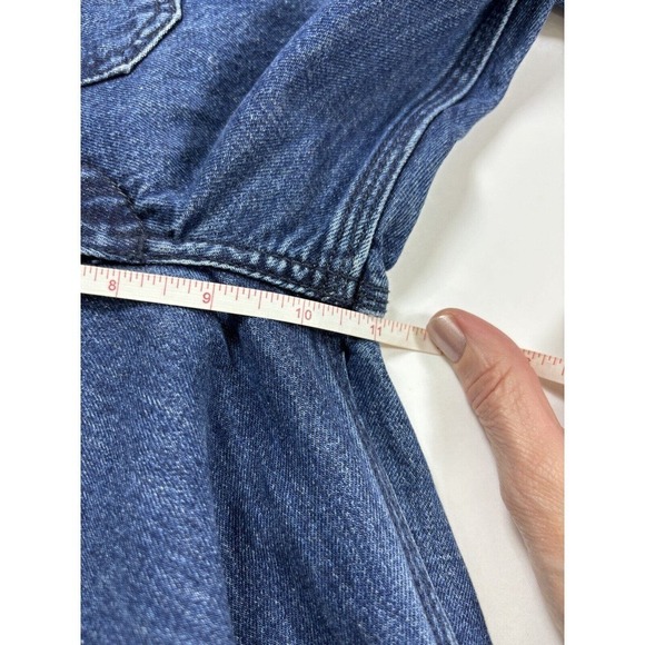 Rag & Bone Pearson Wide Leg Jeans Blue 26 Front Patch Pockets High Rise Trouser - Picture 4 of 13